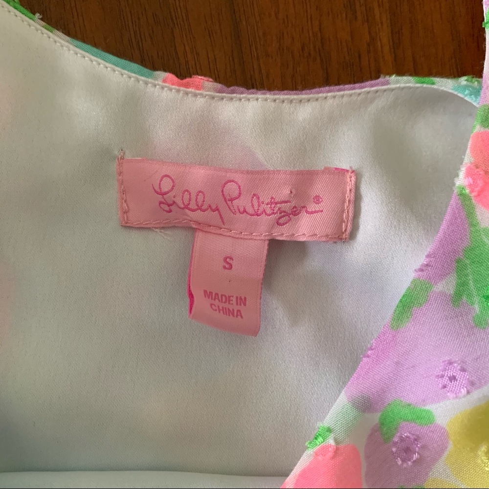 Lilly Pulitzer Danna Spring Fling Floral Dress S - Picture 8 of 12